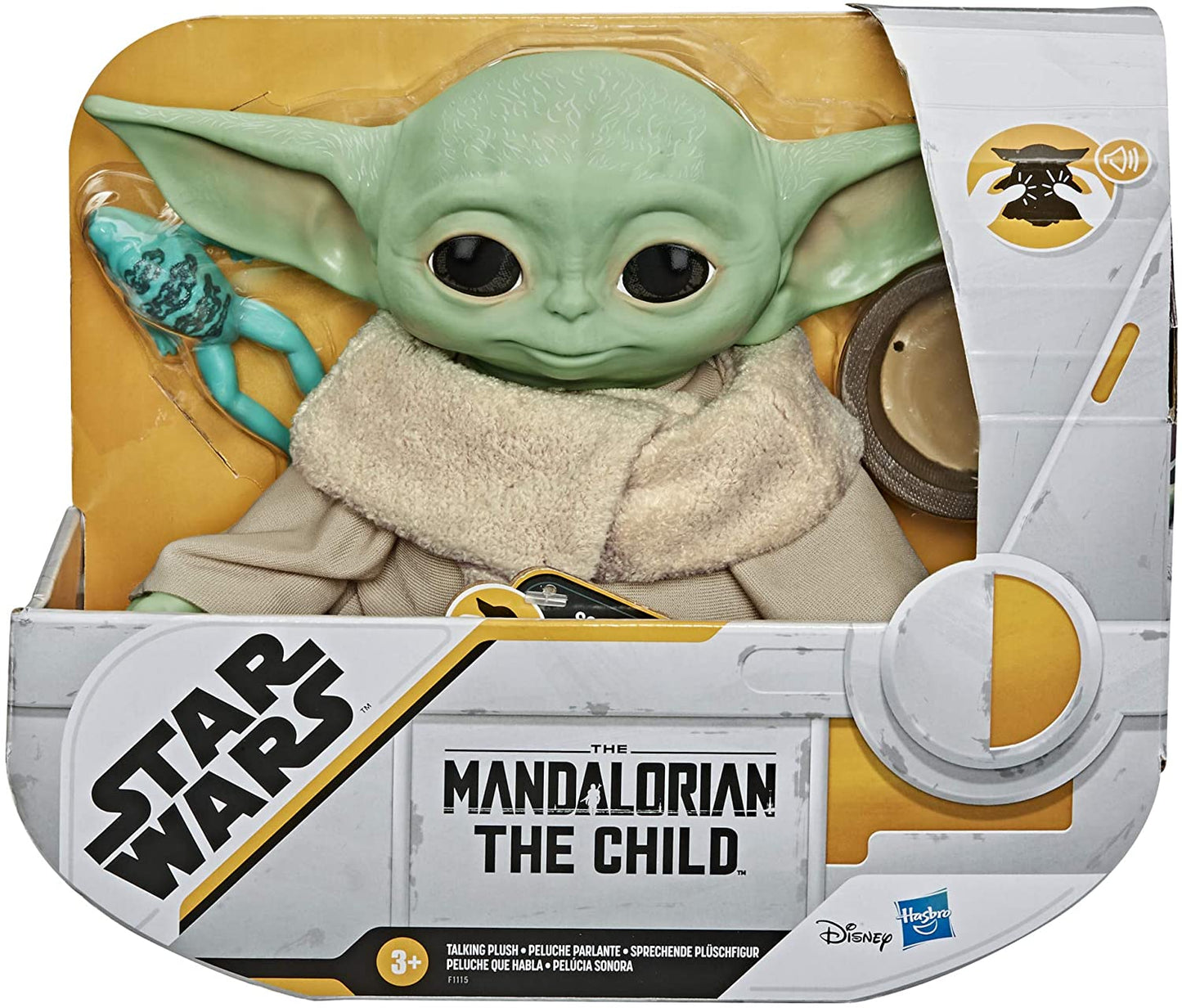 Star Wars The Child Talking Plush Toy with Sounds Baby Yoda Mandalorian
