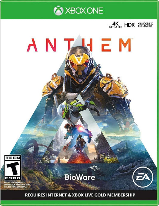 Anthem 2019 Microsoft Xbox One Enhanced Bioware Game (Pre- Played)